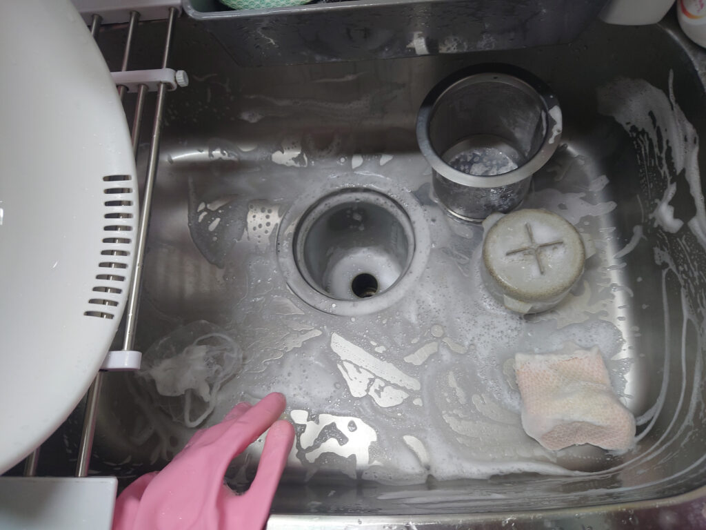 キッチン掃除・排水口
